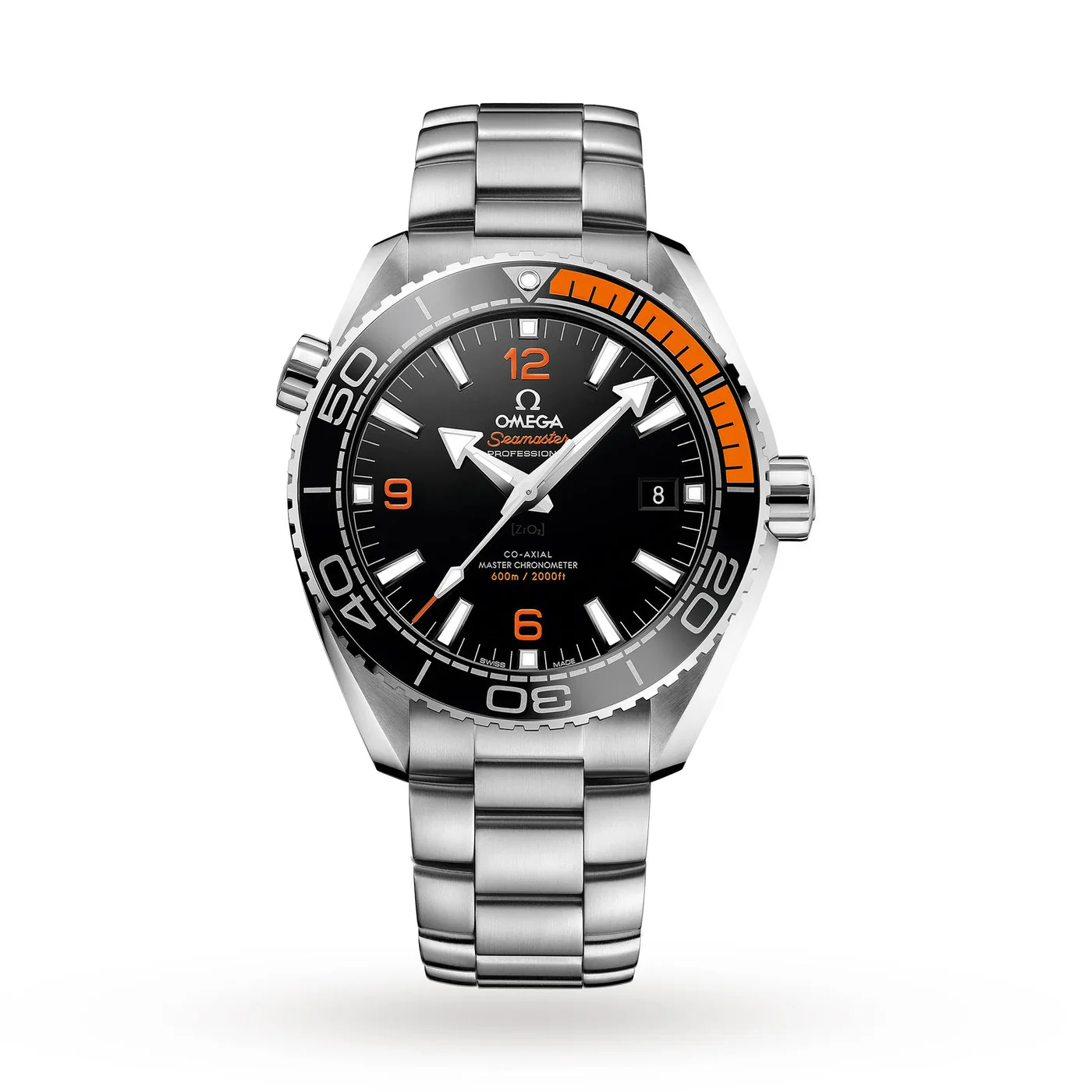 Omega Seamaster Planet Ocean 600M Co-Axial Master Chronometer Black 43.5 mm watch product photo
