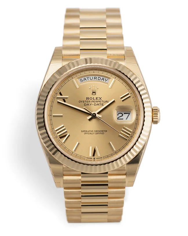 Rolex Day-Date 40 Champagne Colour Dial 228238 watch product photo