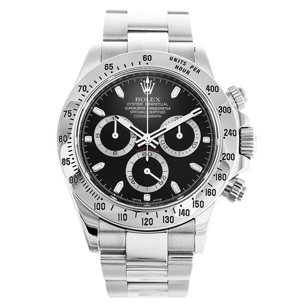 Rolex Daytona Black 116520-40mm watch product photo