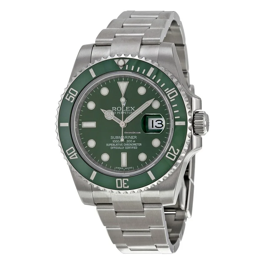 Rolex Submariner Green Ceramic 116610LV 40mm watch product photo